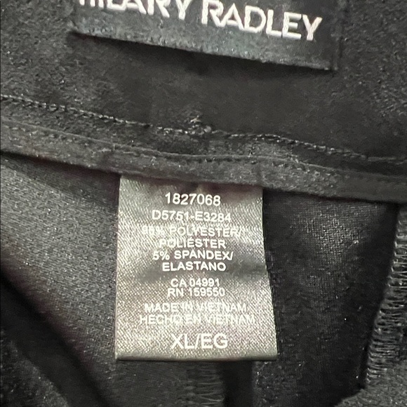 Hilary Radley Black Cropped Women's Pants - Picture 2 of 5